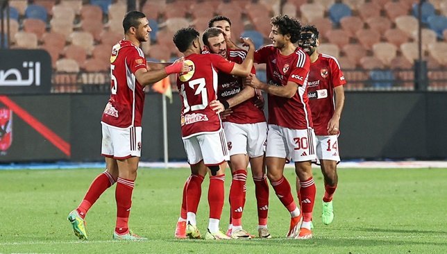 الأهلي يستفز الزمالك بعد الفوز عليه بثلاثية في ميت عقبة.. صورة